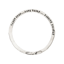 MAW5A Laugh Hard Love Truly Bangle